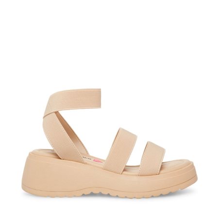 Sandalias de Plataforma Steve Madden Jsammie Natural Niños Marrones Claro | ES HA348E